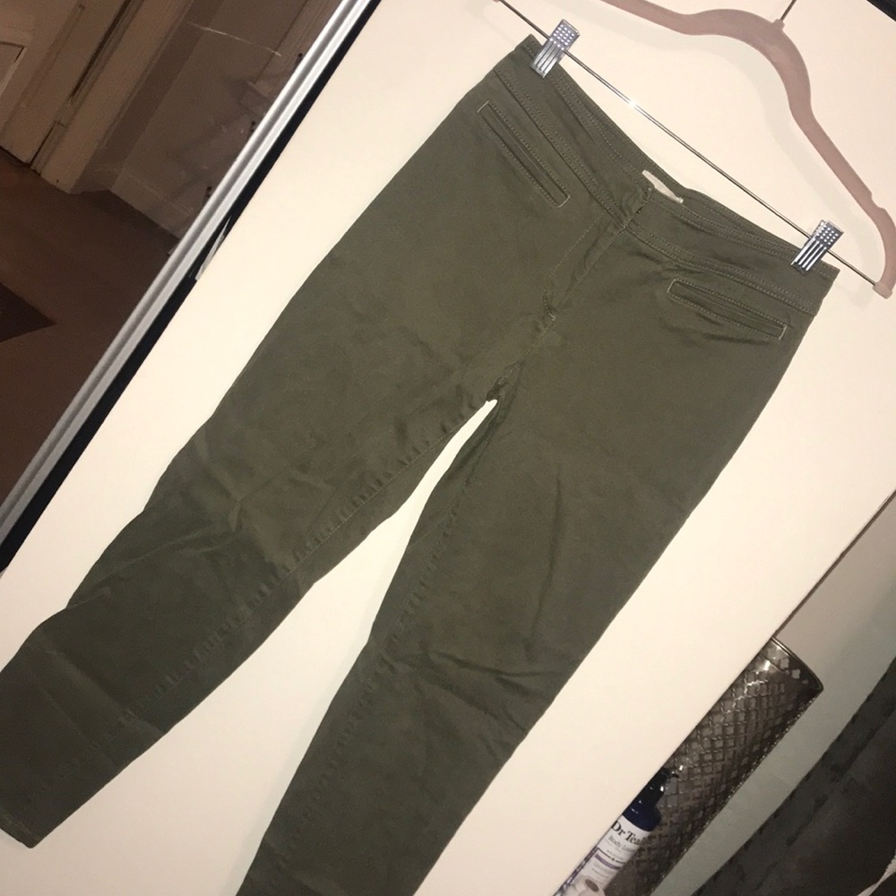 army green talbots pants